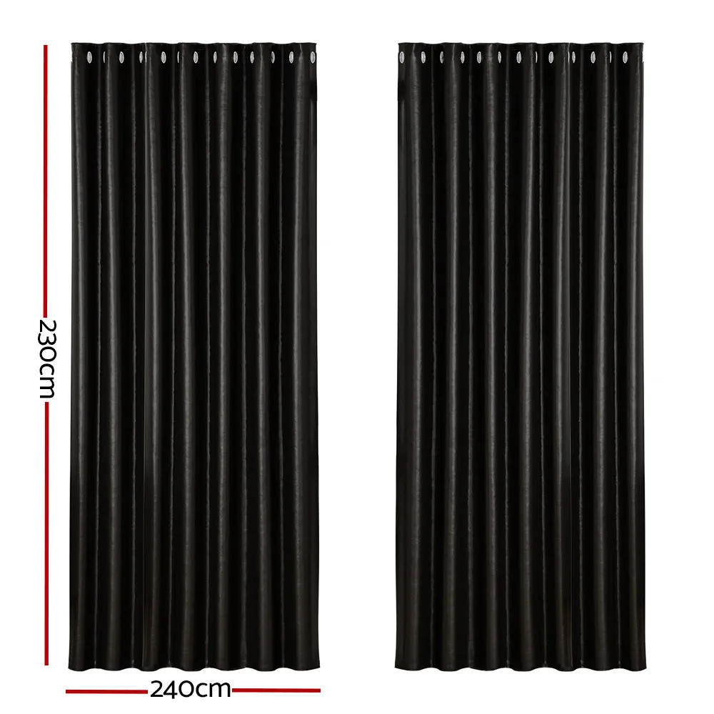 2X Blackout Curtains, Thermal, Noise Reducing - Artiss