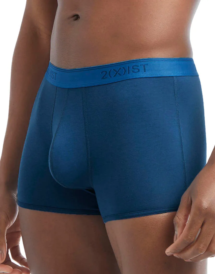 2xist Cotton Stretch No-Show Trunks 3-Pack 31021333