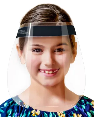 6-Pack Children's Safety Face Shields - Anti-Fog, Anti-Static, Hypoallergenic