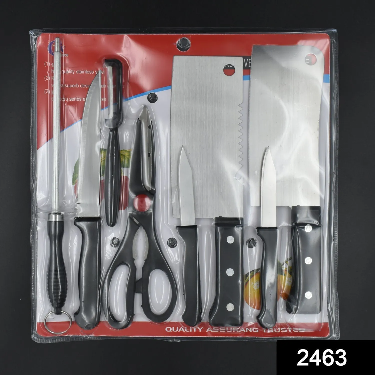 8 Piece Kitchen Knife Set for Kitchen