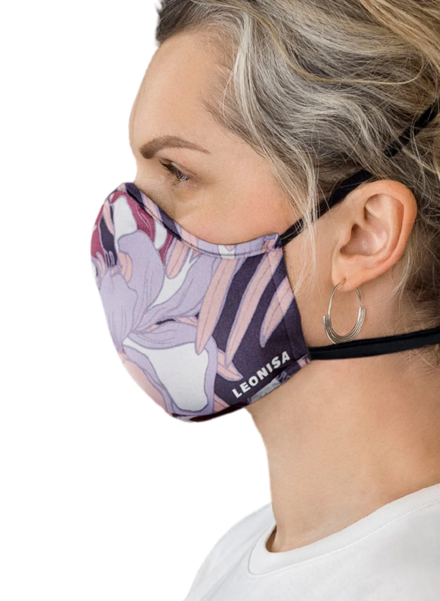 Adult’s Face Mask – Triple-Layered Protection, Anti-Fluid and Antibacterial Technology - Purple