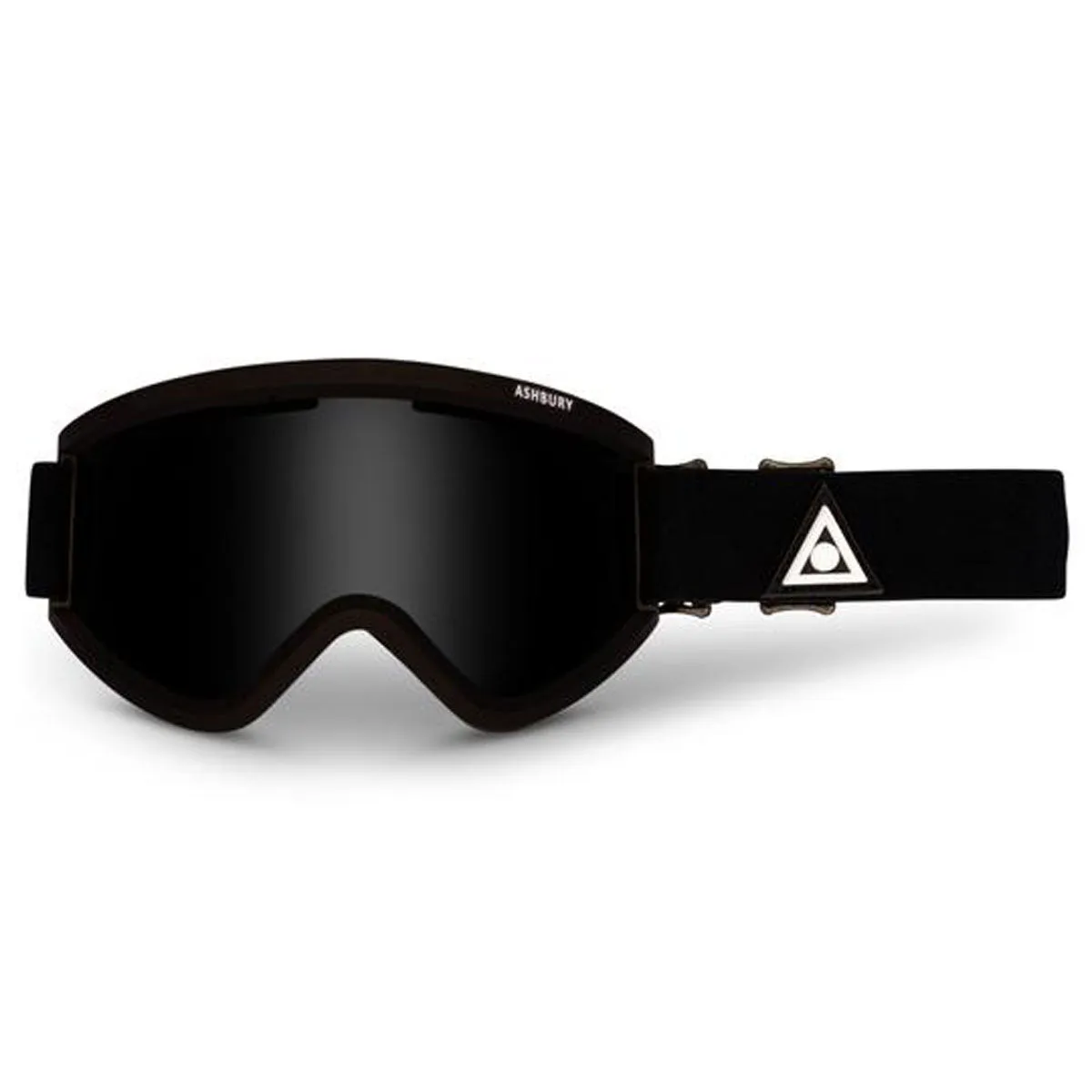 Ashbury Blackbird Black Triangle Snowboard Goggles - Dark Smoke/Yellow Spare