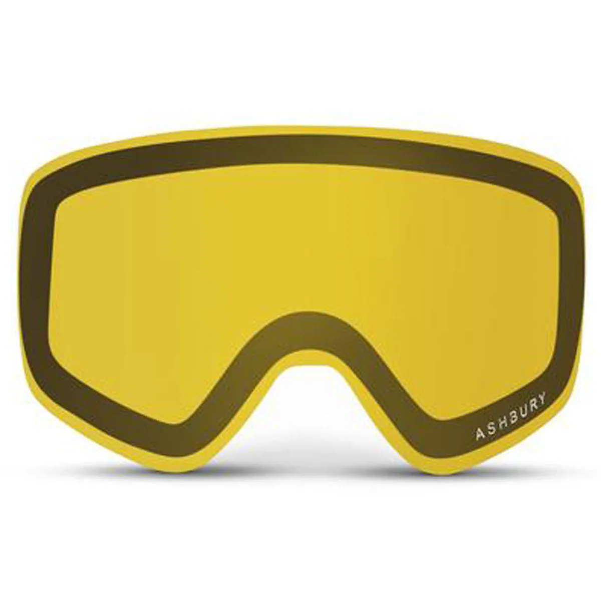 Ashbury Sonic White Triangle Snowboard Goggles - Dark Smoke/Yellow Spare