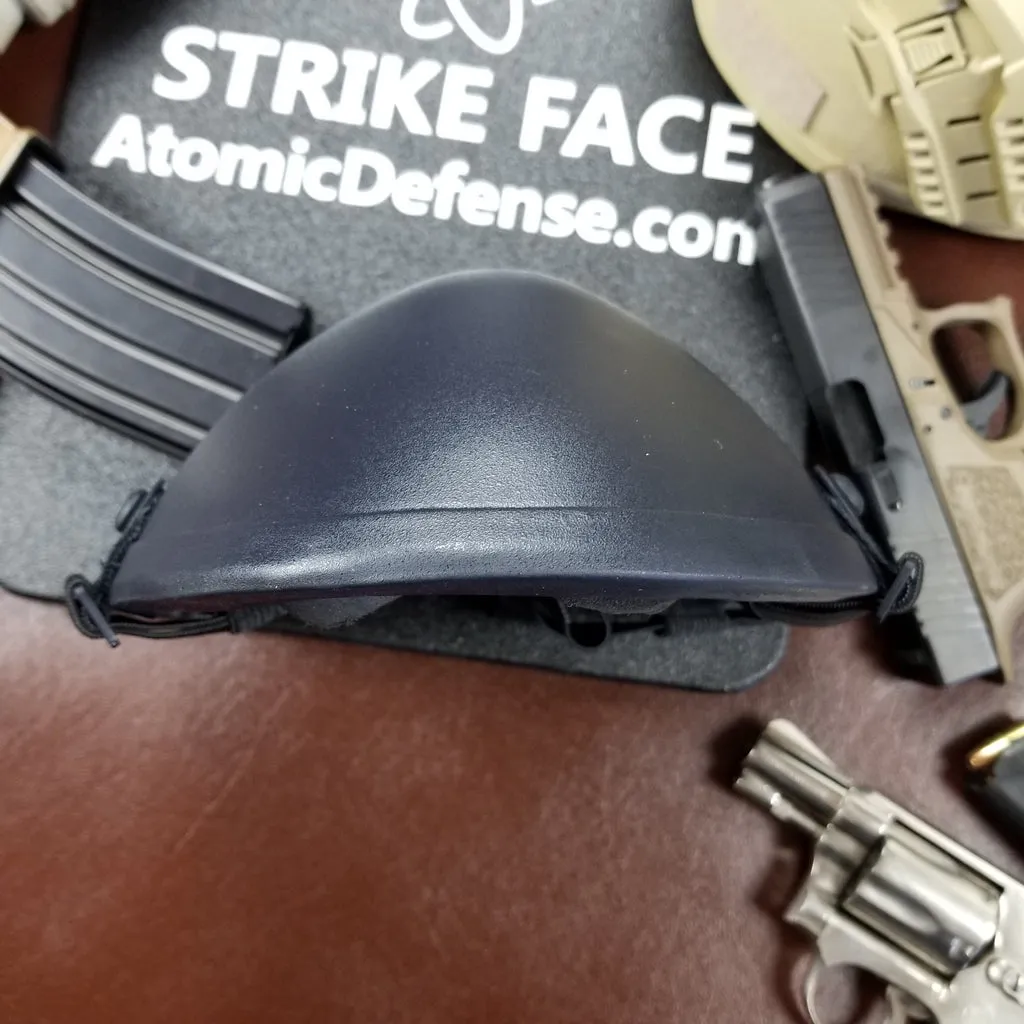 Atomic Defense Half Face Bulletproof Mask for Helmets | NIJ Level IIIA 