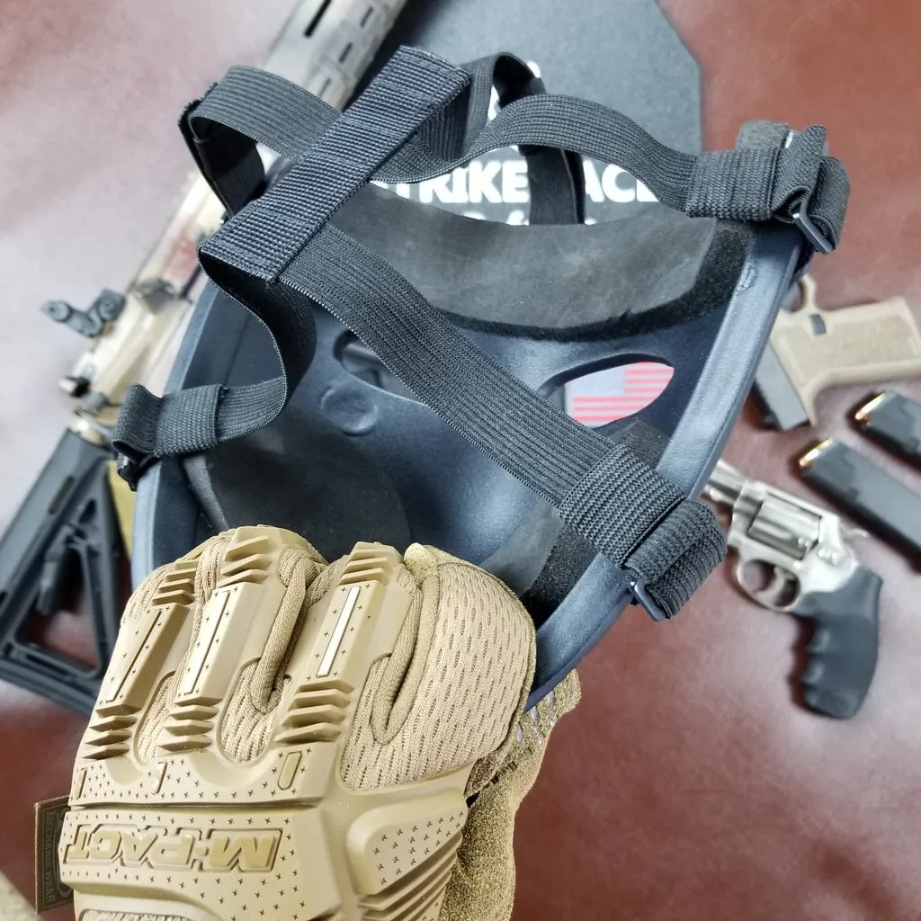 Atomic Defense Half Face Bulletproof Mask for Helmets | NIJ Level IIIA 