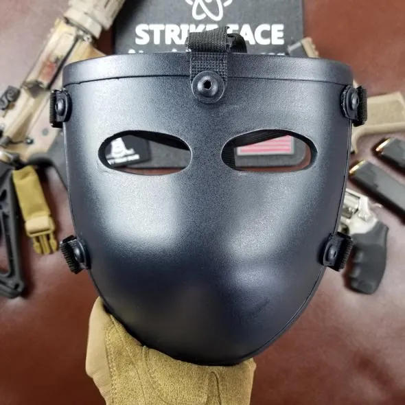 Atomic Defense Half Face Bulletproof Mask for Helmets | NIJ Level IIIA 