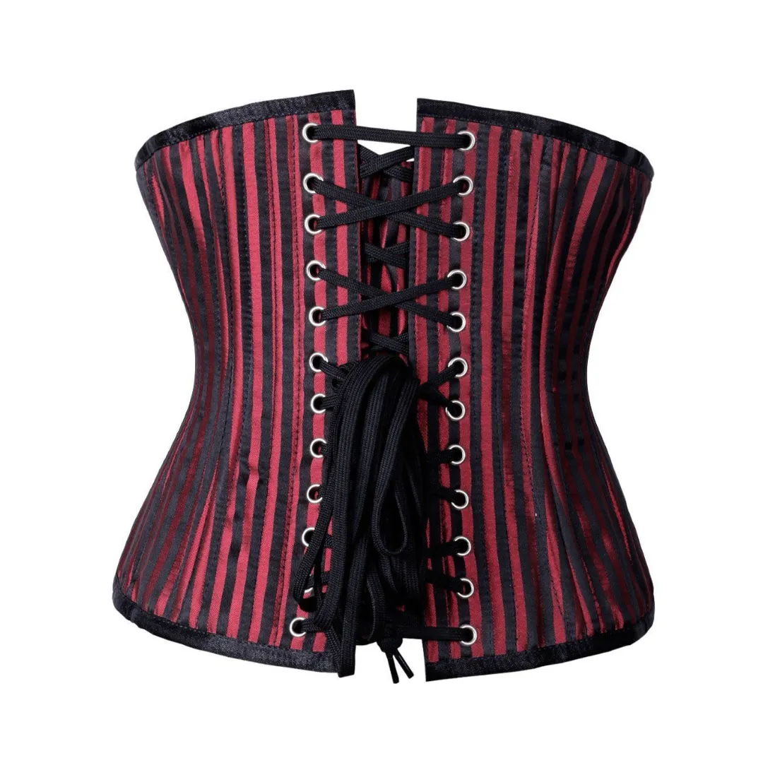 Belle Pinstripe Under Bust Corset