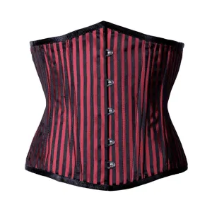 Belle Pinstripe Under Bust Corset