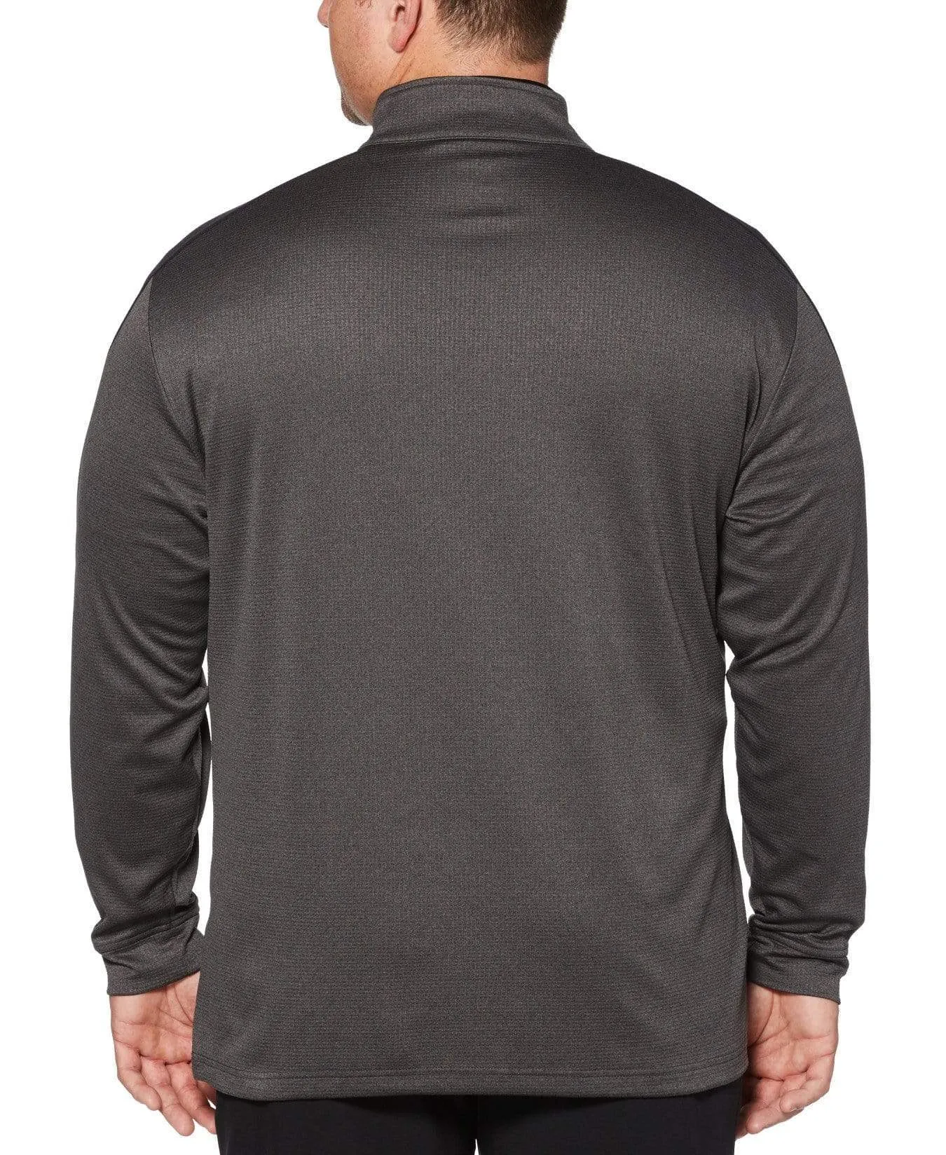 Big & Tall Thermal Heathered Waffle Fleece Mid-Layer