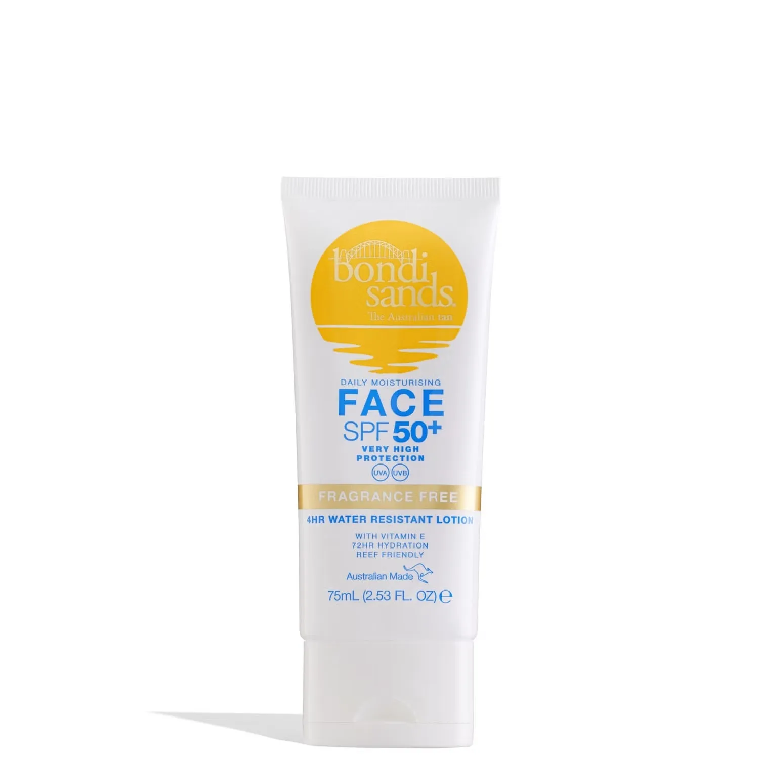 Bondi Sands SPF50  Fragrance Free Face Sunscreen Lotion 75ml