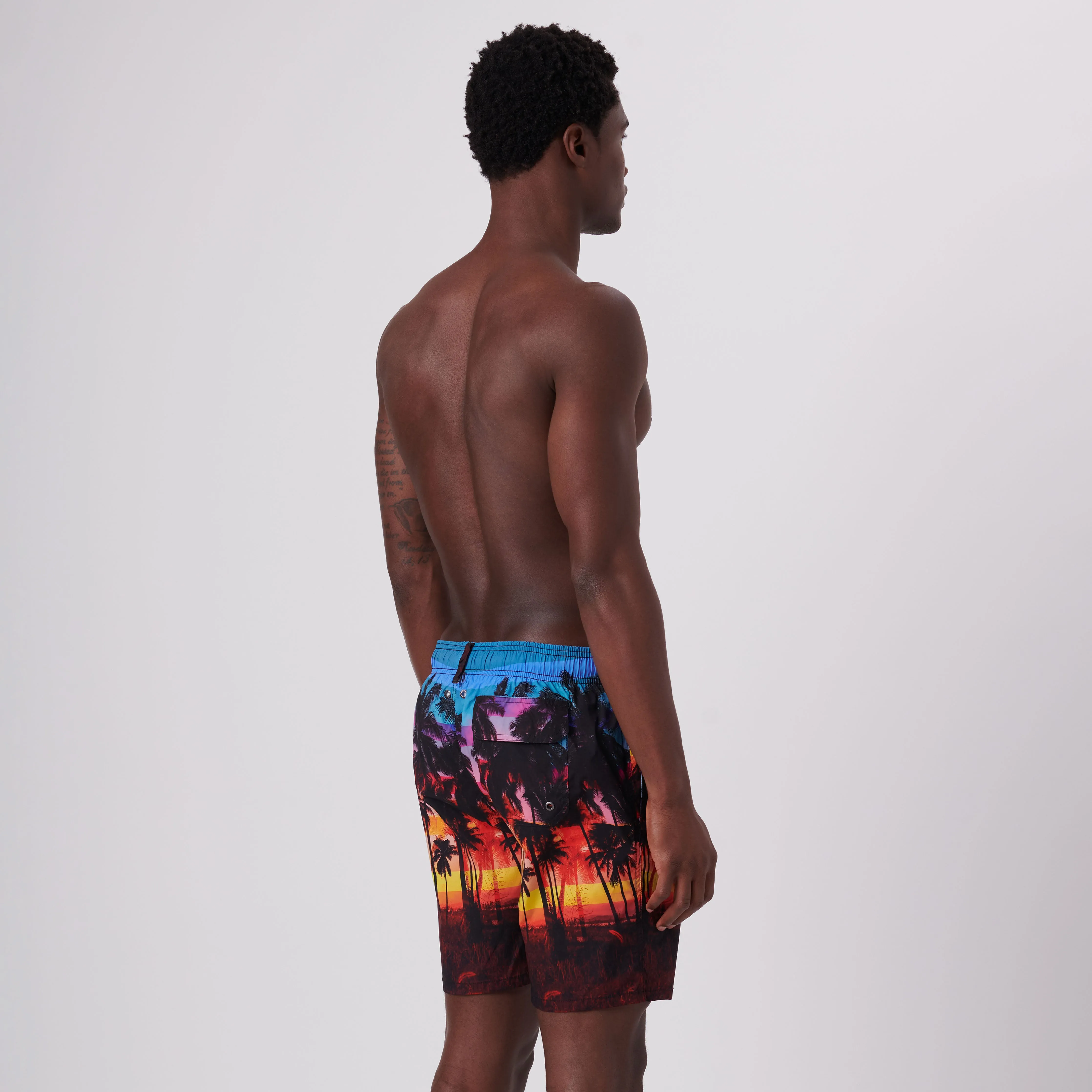 Cosmo Tropical Sunset Swim Trunks