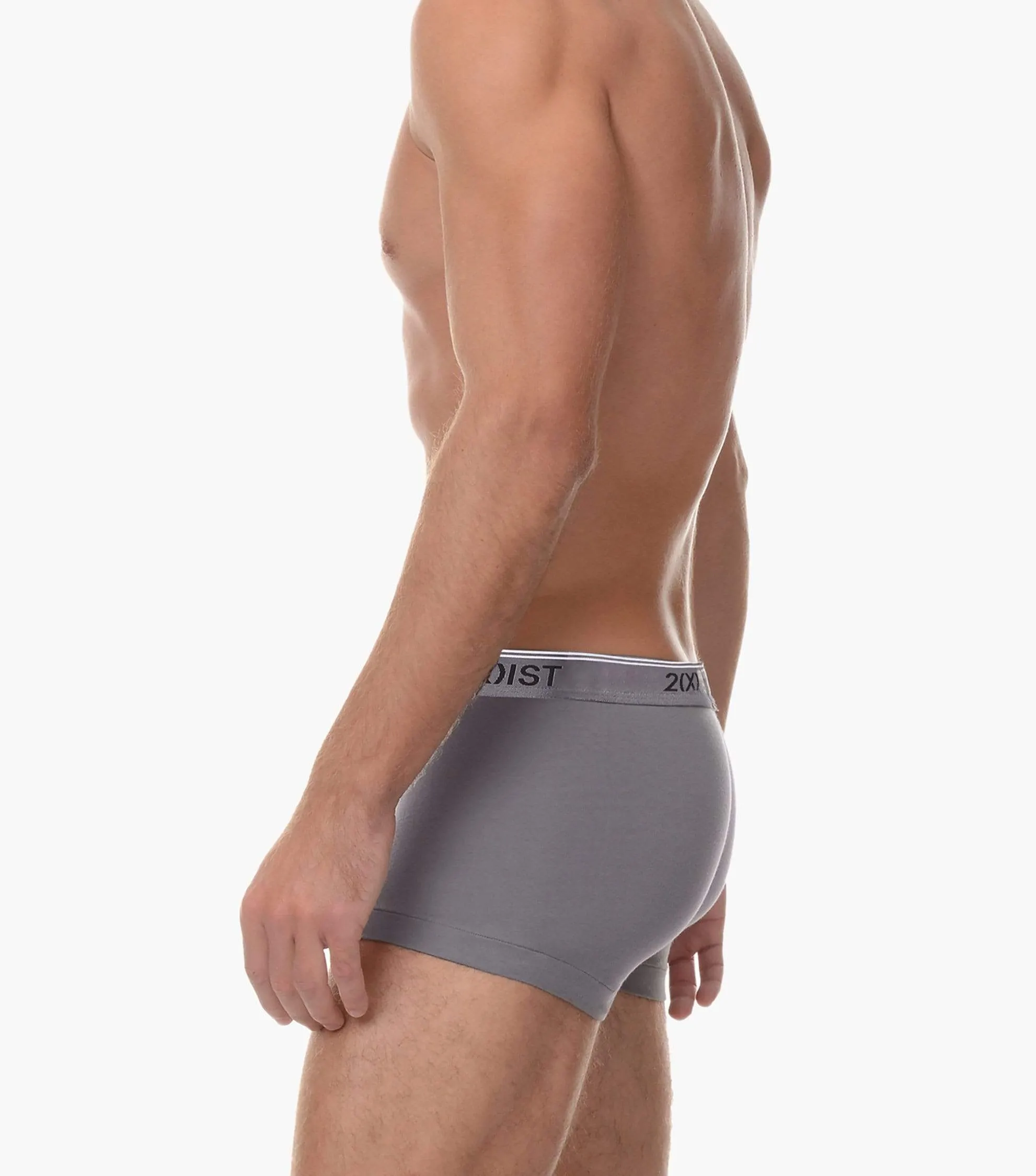 Cotton Stretch No-Show Trunk 3-Pack