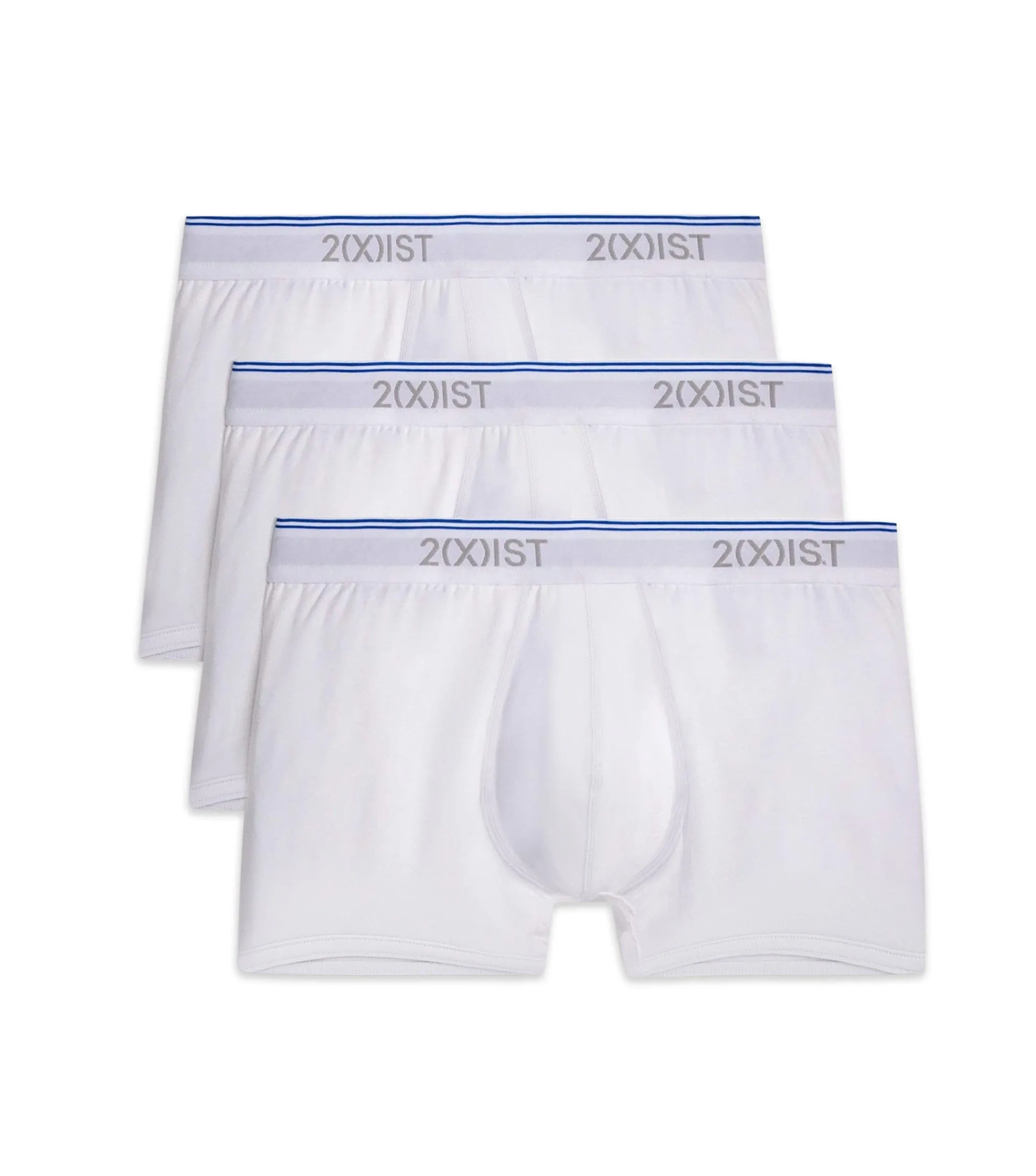 Cotton Stretch No-Show Trunk 3-Pack