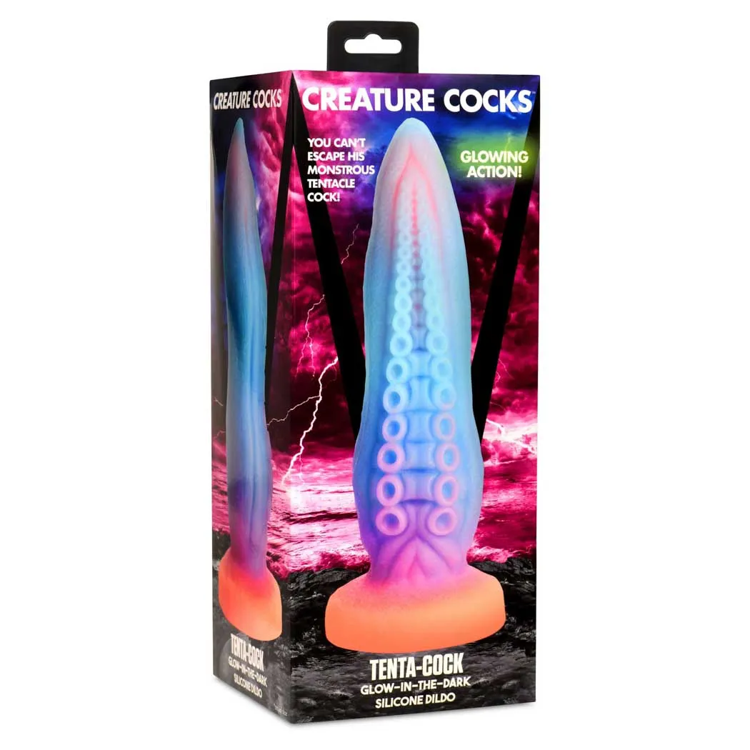 Creature Cocks Tenta-Cock Glow-in-the-Dark Silicone Dildo