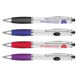 Curvy Stylus Pens - White