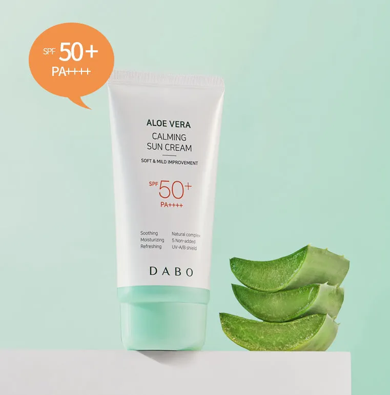 DABO Aloe Vera Calming Sun Cream SPF 50 PA    70ml Sensitive Skincare Facial Sunscreens Sunblock