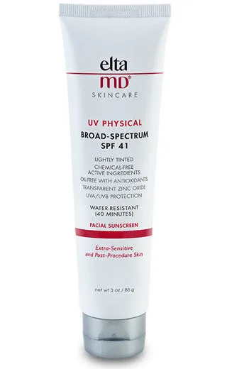 Sure, here is an optimized title for the e-commerce product:

EltaMD® UV Physical Broad-Spectrum SPF 41 Tinted Mineral Sunscreen - Water-Resistant, Oil-Free, Antioxidant-Rich Facial Sunblock for Sensitive Skin

This title includes key modifiers to highlight the products benefits and appeal to potential customers.