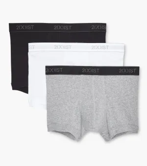 Essential Cotton No-Show Trunk 3-Pack