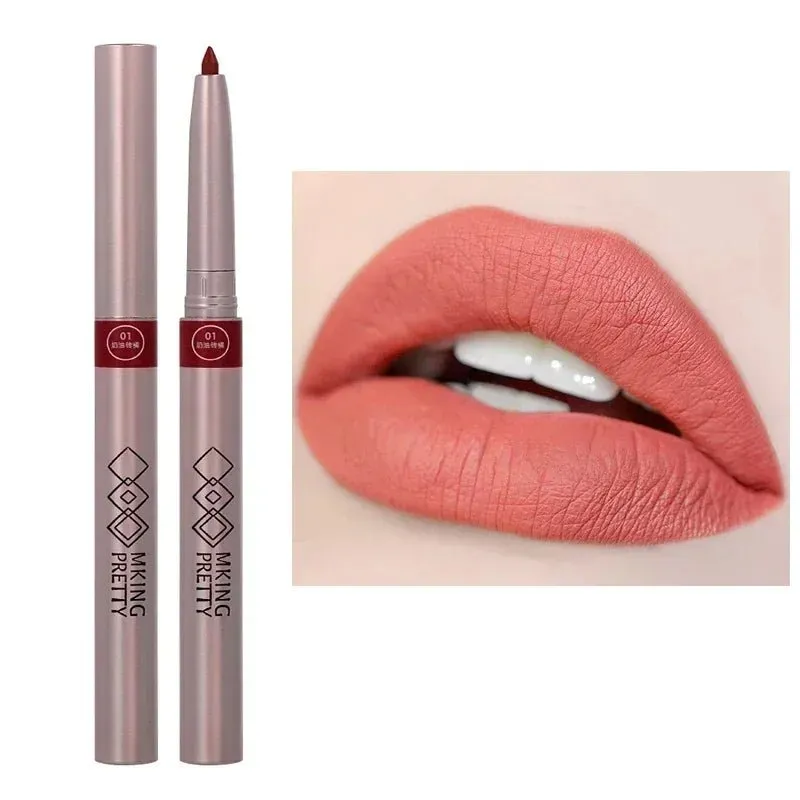 Long-Lasting Nude Brown Waterproof Lipliner Pen – Perfect Lip Contou