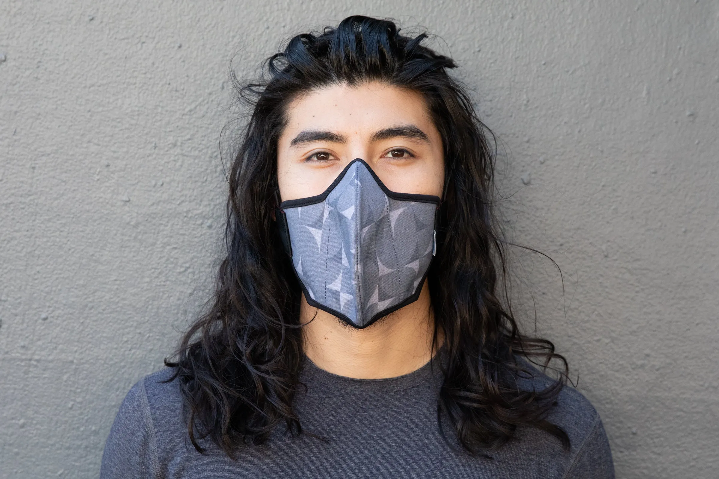 LONG modern shapes cotton MASK