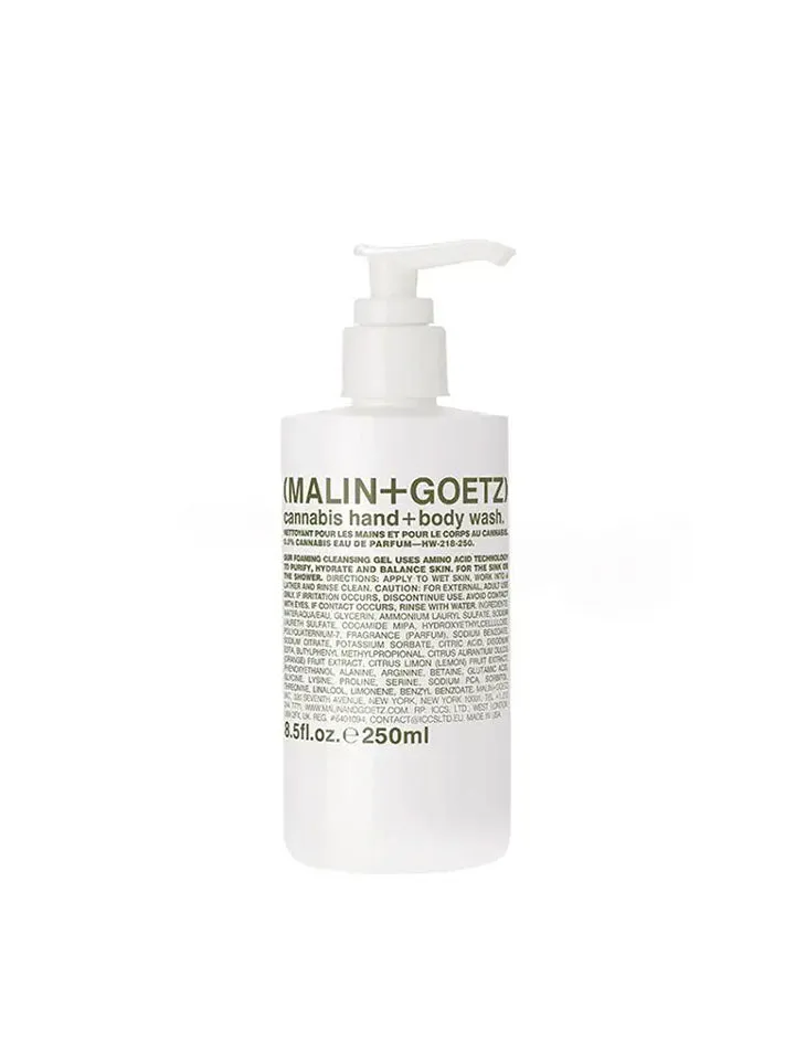 Malin   Goetz Cannabis Hand and Body Wash 250ml