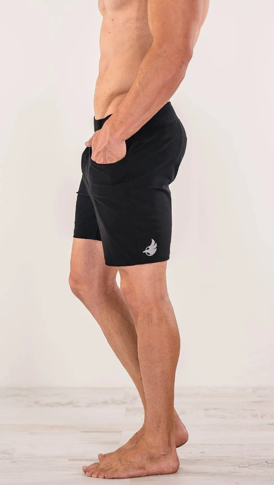 Men's - Black Shorts 7" Inseam