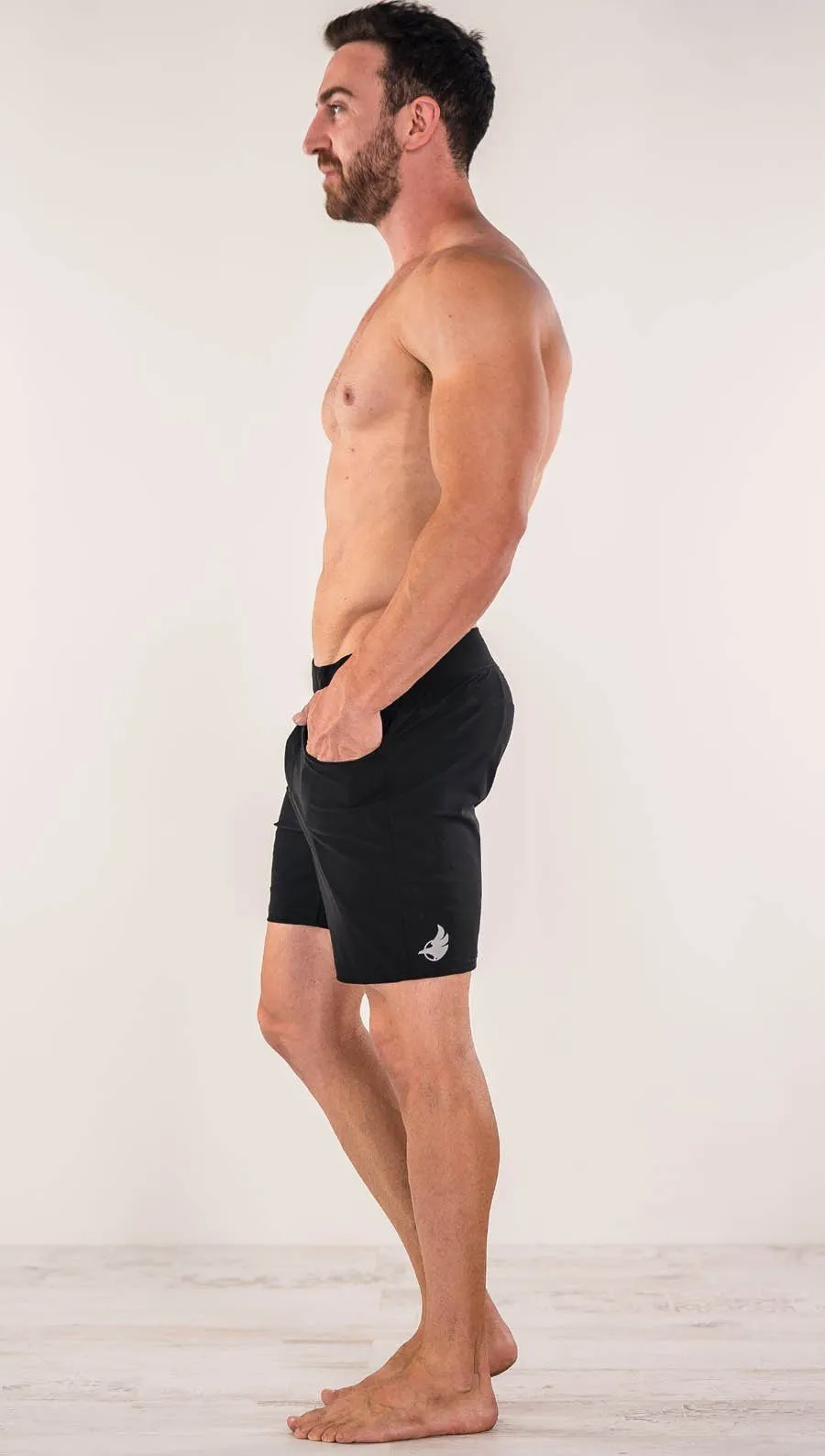 Men's - Black Shorts 7" Inseam