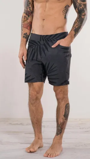 Men's - Gray Palms Shorts 7" Inseam