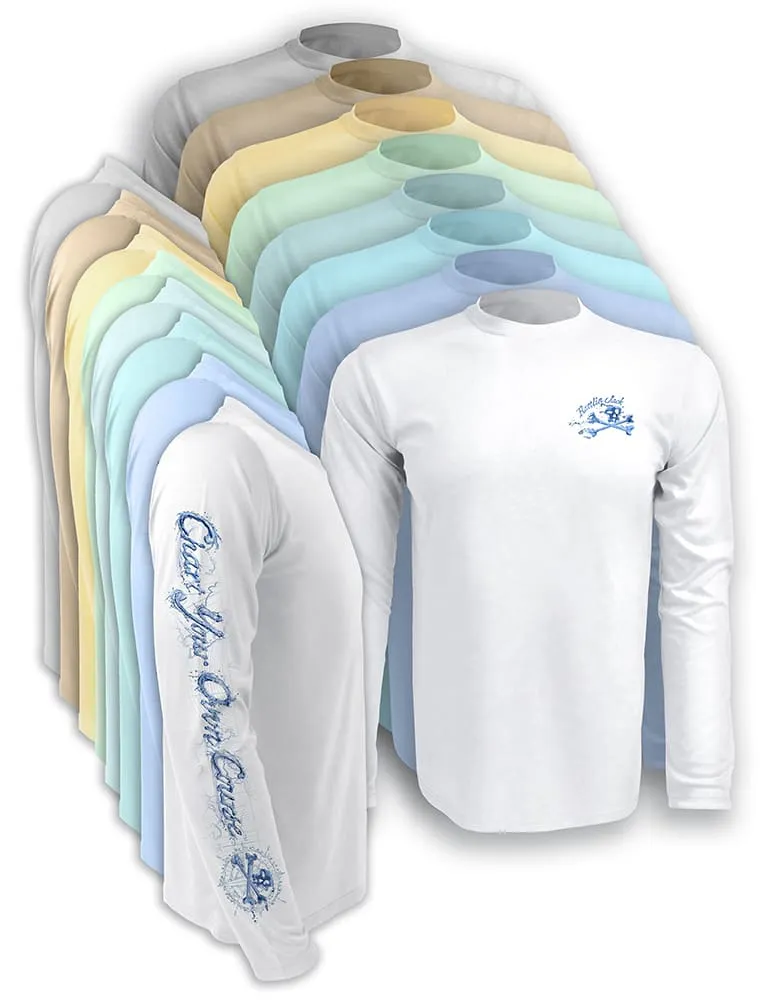 Men's Hogfish UV Spearfishing Shirt by Rattlin Jack | Long Sleeve | UPF 50 Sun Protection | Performance Polyester Rash Guard |