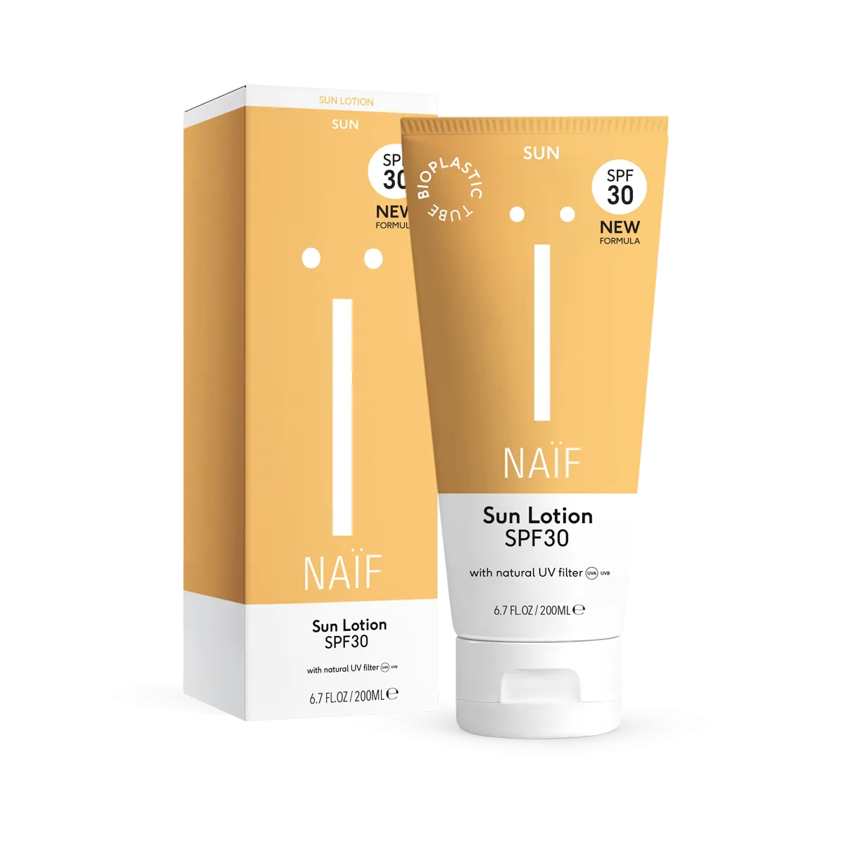 Naïf sunscreen cream for adults SPF30 | 200ml