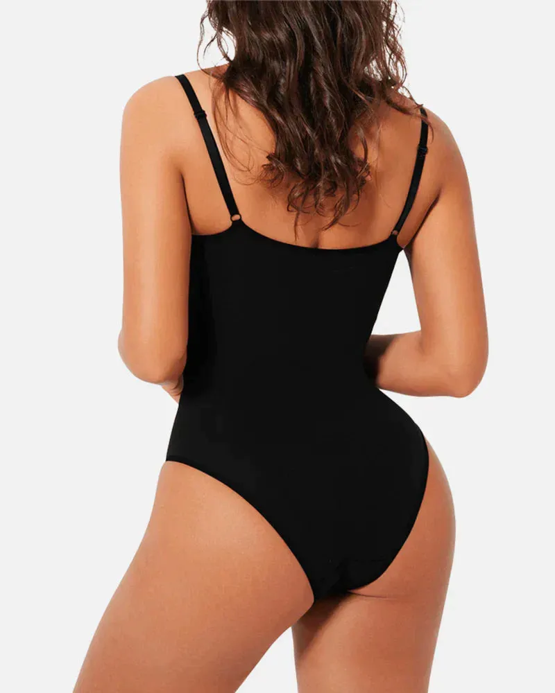 SheCurve® Seductive Seamless Cami Bodysuit Shapewear With Thong