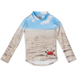 Sunny Crab Rash Guard Top UPF 50 