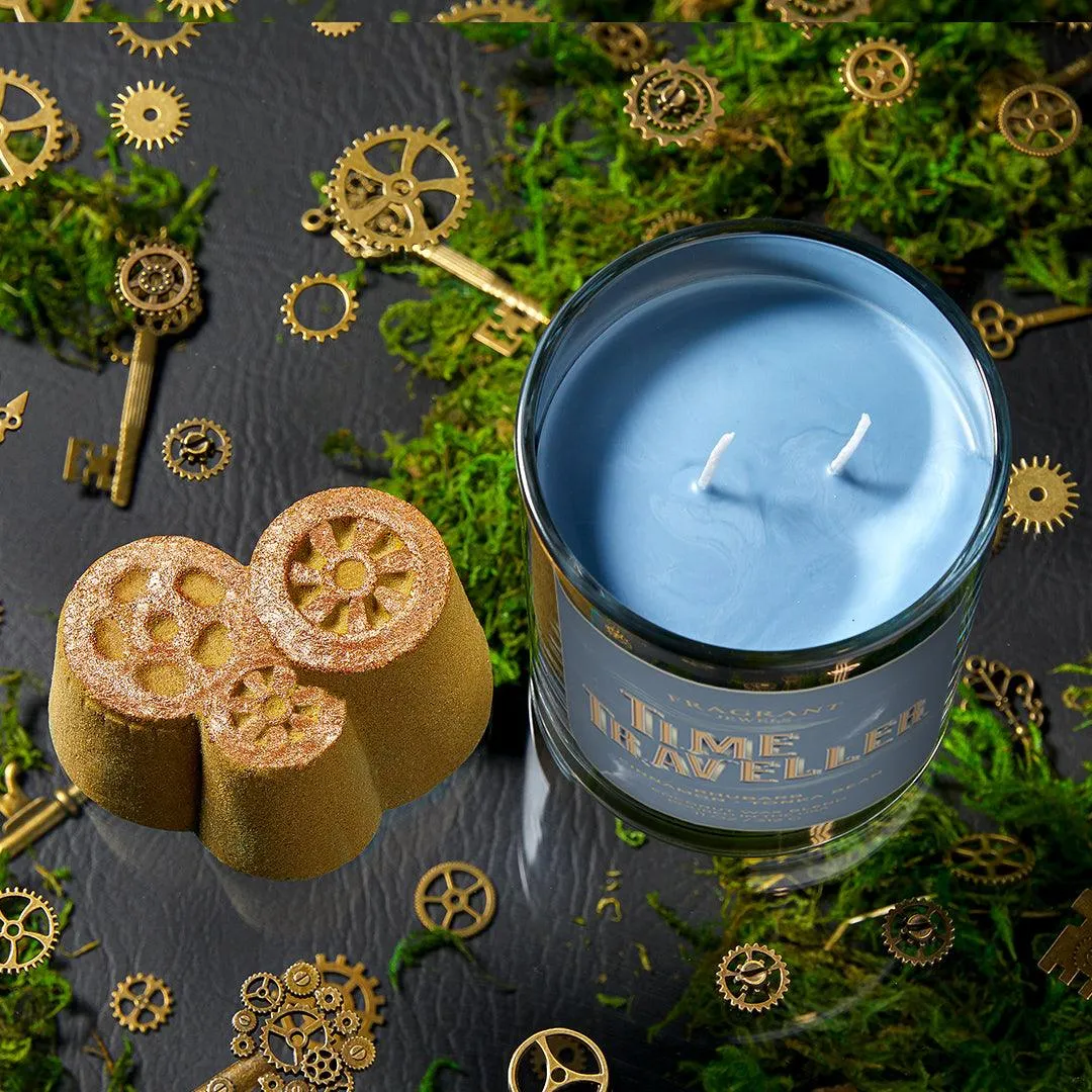 Time Traveller - Candle and Bath Bomb Set