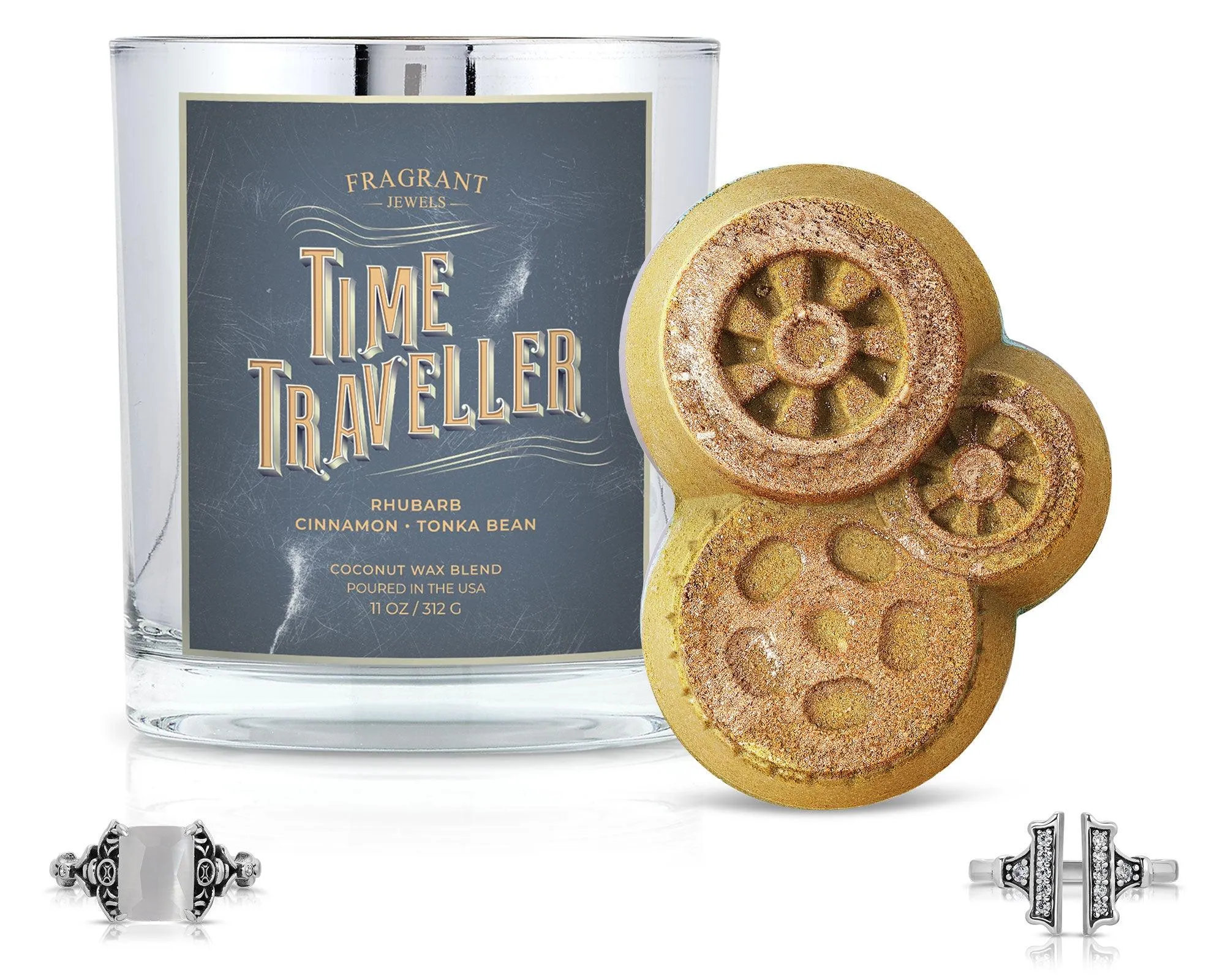 Time Traveller - Candle and Bath Bomb Set