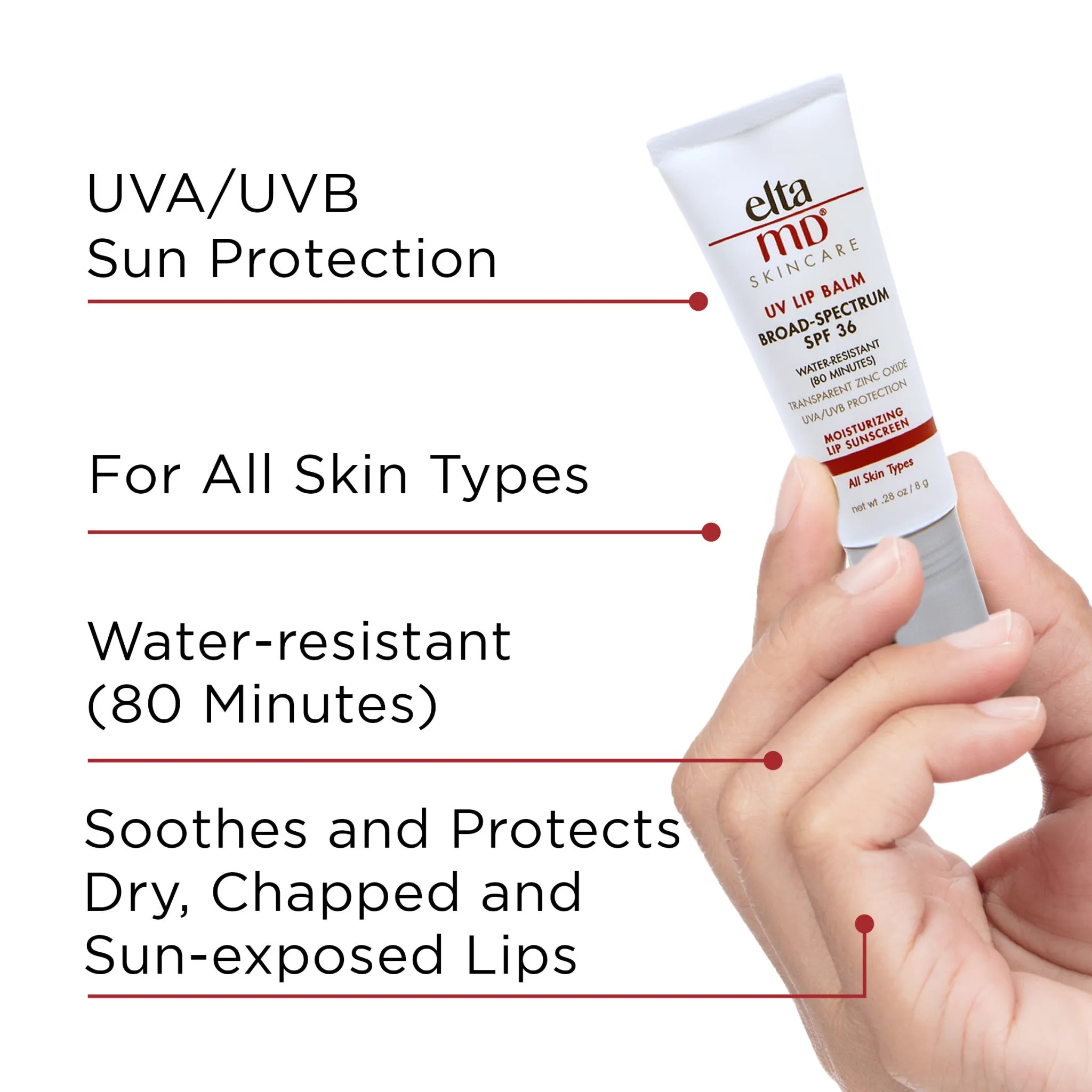 UV Lip Balm Broad-Spectrum Lip Sunscreen SPF 36